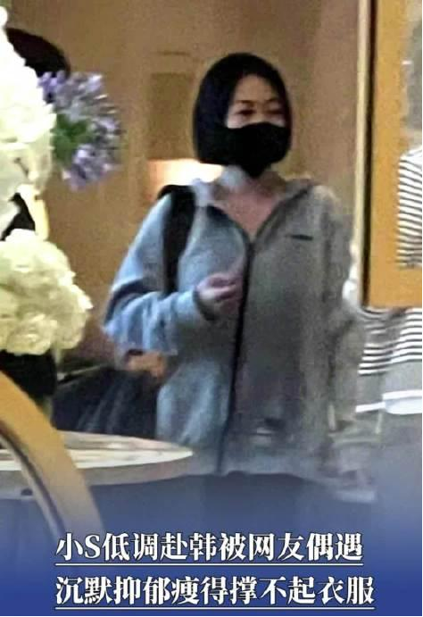 同花配资 47岁小S暴瘦撑不起旧外套，网友直呼：躲在姐姐身后的女孩变样了