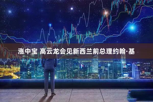 涨中宝 高云龙会见新西兰前总理约翰·基